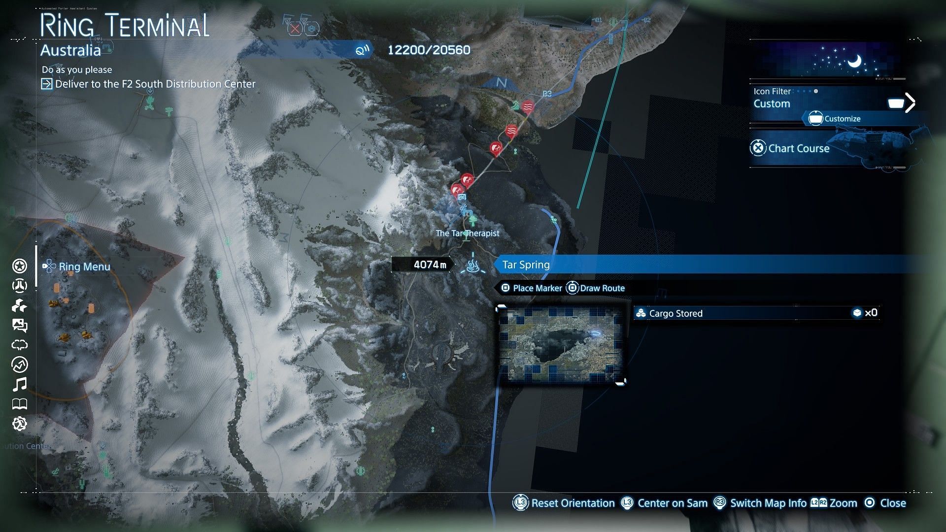 Tar Spring's whereabouts (Image via Sportskeeda Gaming || Sony Interactive Entertainment)